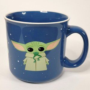 Star Wars Grogu Baby Yoda Coffee Mug Blue 20 oz